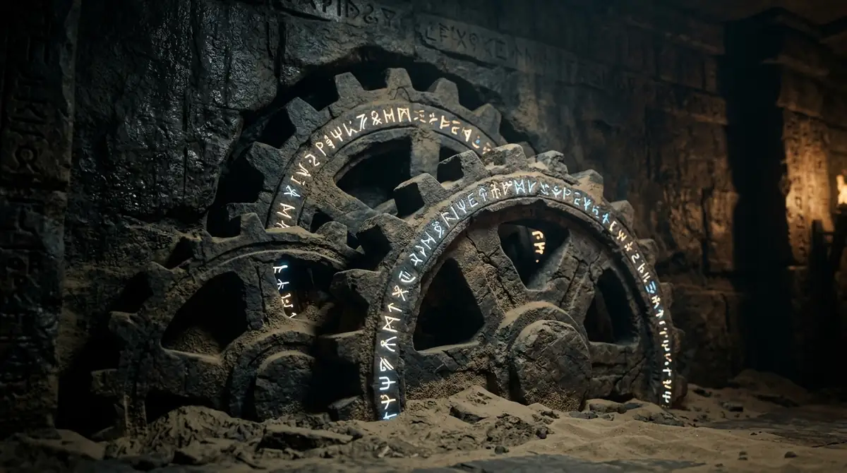 Stone Gears Backdrop